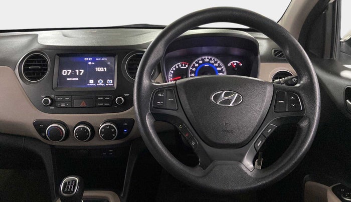 2019 Hyundai Grand i10 SPORTZ 1.2 KAPPA VTVT, Petrol, Manual, 21,112 km, Steering Wheel Close Up