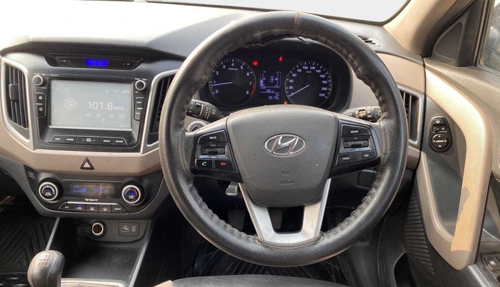 2015 Hyundai Creta SX PLUS 1.6 PETROL, Petrol, Manual, 55,152 km, Steering Wheel Close Up