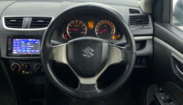 2013 Maruti Swift VXI, Petrol, Manual, 1,05,189 km, Steering Wheel Close Up