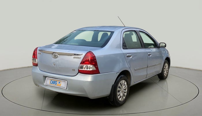 2011 Toyota Etios G, Petrol, Manual, 90,689 km, Right Back Diagonal