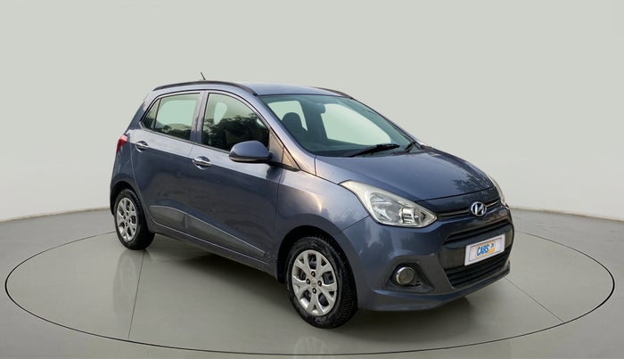 2014 Hyundai Grand i10 SPORTZ 1.2 KAPPA VTVT, Petrol, Manual, 30,377 km, Right Front Diagonal