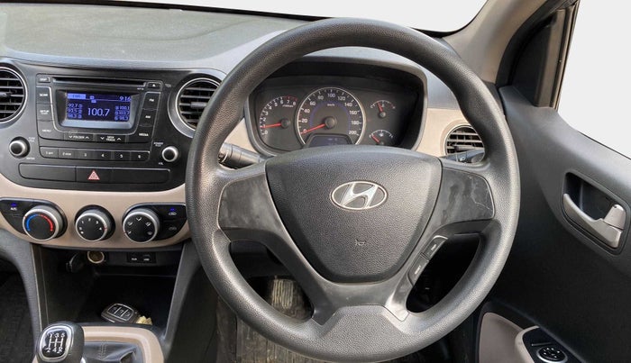 2014 Hyundai Grand i10 SPORTZ 1.2 KAPPA VTVT, Petrol, Manual, 30,377 km, Steering Wheel Close Up