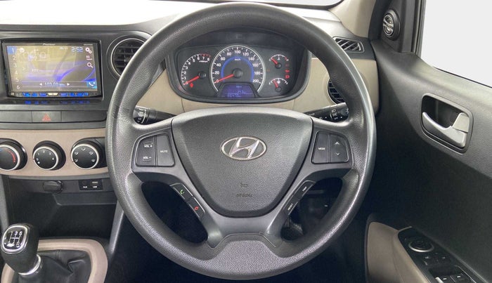 2016 Hyundai Grand i10 SPORTZ 1.2 KAPPA VTVT, Petrol, Manual, 86,457 km, Steering Wheel Close Up