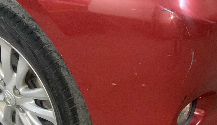 2011 Toyota Etios VD, Diesel, Manual, 63,816 km, Front bumper - Minor scratches