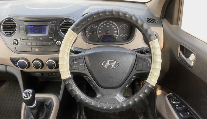 2015 Hyundai Grand i10 SPORTZ 1.2 KAPPA VTVT, Petrol, Manual, 52,319 km, Steering Wheel Close Up