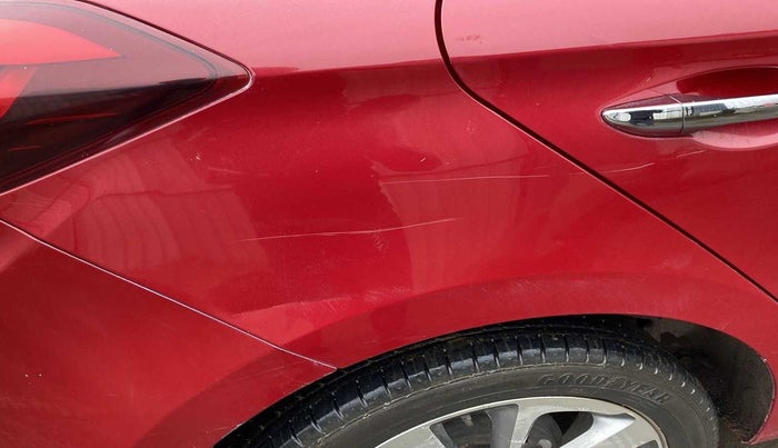 2015 Hyundai Elite i20 ASTA 1.2, Petrol, Manual, 33,924 km, Right quarter panel - Minor scratches