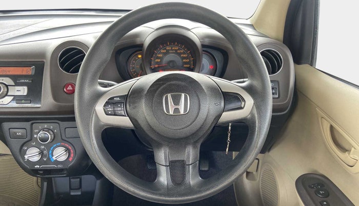 2013 Honda Amaze 1.5L I-DTEC S, Diesel, Manual, 57,476 km, Steering Wheel Close Up