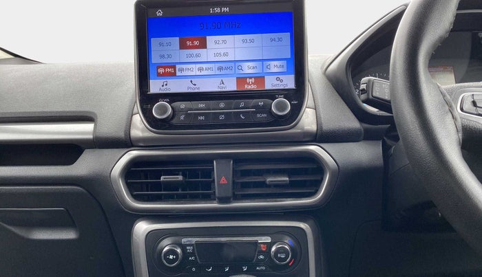 2019 Ford Ecosport TREND + 1.5L PETROL AT, Petrol, Automatic, 12,958 km, Infotainment System