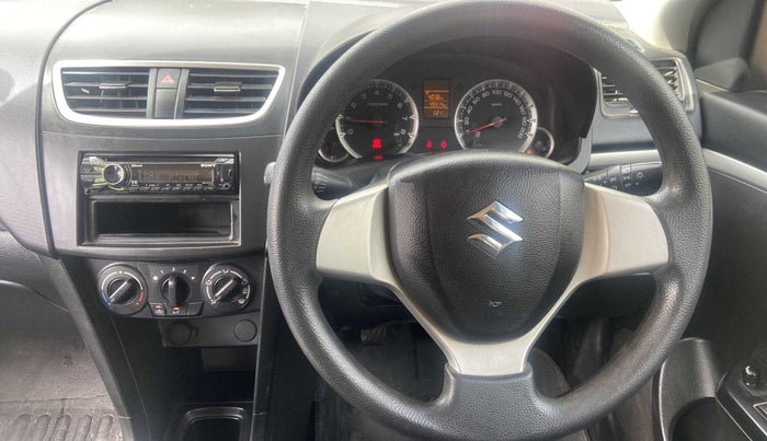 2013 Maruti Swift VXI, Petrol, Manual, 49,314 km, Steering Wheel Close Up
