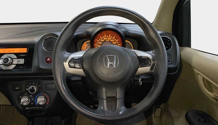 2014 Honda Amaze 1.2L I-VTEC S, Petrol, Manual, 73,323 km, Steering Wheel Close Up