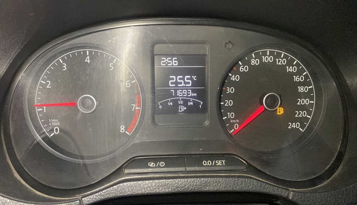 2019 Volkswagen Ameo TRENDLINE 1.0L, Petrol, Manual, 71,636 km, Odometer Image