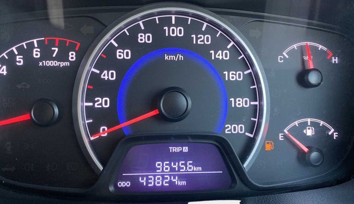 2017 Hyundai Grand i10 SPORTZ (O) 1.2 KAPPA VTVT, Petrol, Manual, 43,816 km, Odometer Image