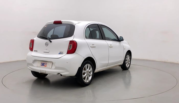 2013 Nissan Micra XV CVT, Petrol, Automatic, 1,21,311 km, Right Back Diagonal