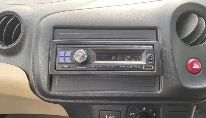 2014 Honda Amaze 1.2L I-VTEC E, Petrol, Manual, 27,305 km, Infotainment system - Front speakers missing / not working