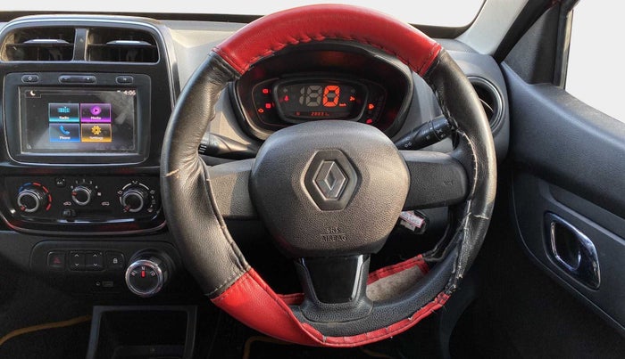 2019 Renault Kwid RXT 1.0 AMT, Petrol, Automatic, 28,827 km, Steering Wheel Close Up