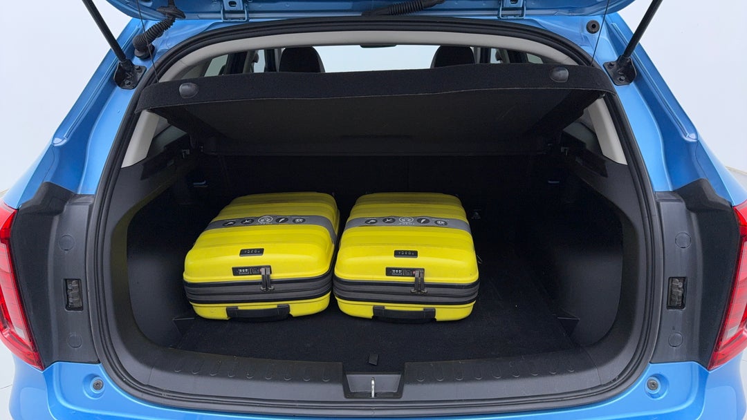 Boot Inside View with Luggage