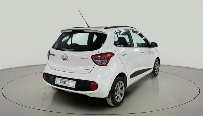 2018 Hyundai Grand i10 SPORTZ 1.2 KAPPA VTVT, Petrol, Manual, 46,124 km, Right Back Diagonal