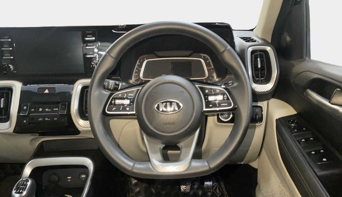 2020 KIA SONET HTX 1.0 IMT, Petrol, Manual, 16,949 km, Steering Wheel Close Up