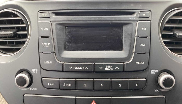 2014 Hyundai Grand i10 SPORTZ 1.2 KAPPA VTVT, Petrol, Manual, 39,667 km, Infotainment system - AM/FM Radio - Not Working