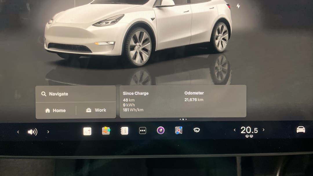 2023 Tesla Model Y Rear-wheel Drive, Automatic, 21676 km, Odometer View