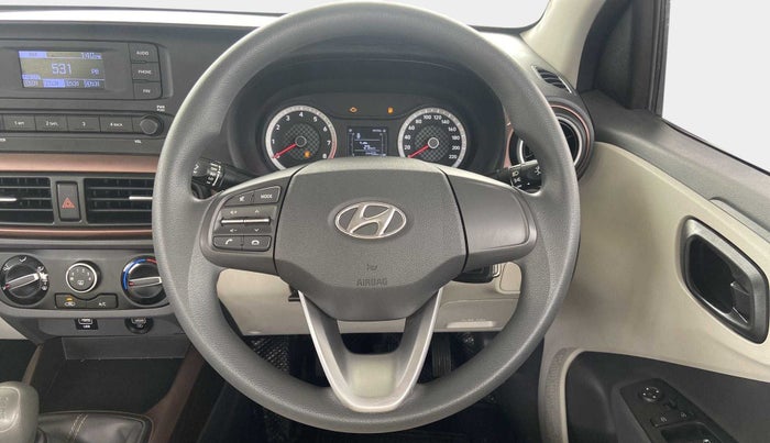 2022 Hyundai AURA S 1.2 CNG, CNG, Manual, 14,529 km, Steering Wheel Close Up