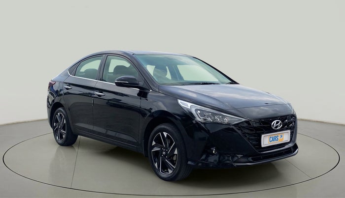 2021 Hyundai Verna SX (O) 1.0 TURBO DCT, Petrol, Automatic, 37,975 km, Right Front Diagonal