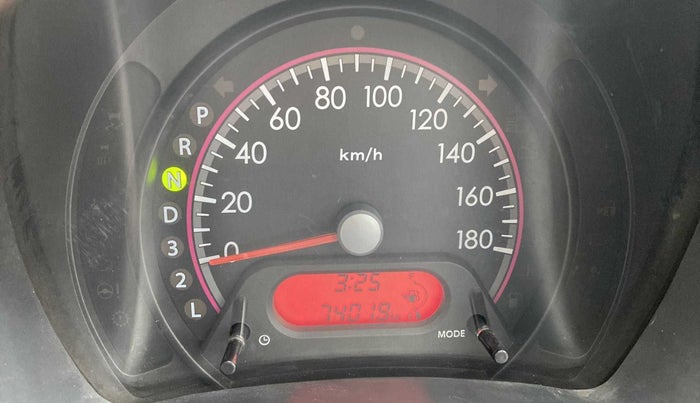2012 Maruti A Star VXI (ABS) AT, Petrol, Automatic, 74,017 km, Odometer Image