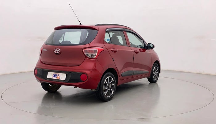 2018 Hyundai Grand i10 SPORTZ (O) AT 1.2 KAPPA VTVT, Petrol, Automatic, 21,242 km, Right Back Diagonal