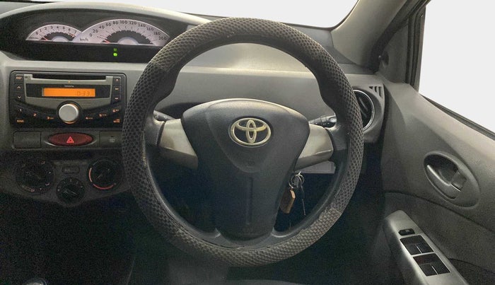 2011 Toyota Etios V, Petrol, Manual, 59,788 km, Steering Wheel Close Up