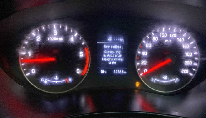 2018 Hyundai Elite i20 SPORTZ 1.2, Petrol, Manual, 62,383 km, Odometer Image
