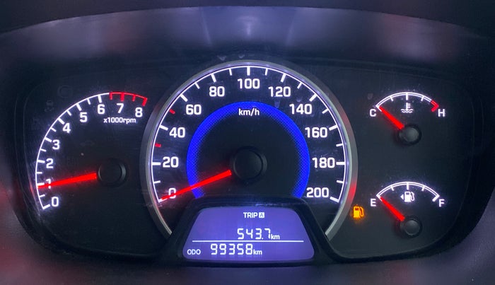 2017 Hyundai Grand i10 MAGNA 1.2 KAPPA VTVT, Petrol, Manual, 99,358 km, Odometer Image