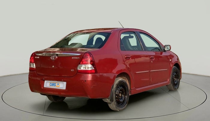 2011 Toyota Etios G, Petrol, Manual, 81,852 km, Right Back Diagonal