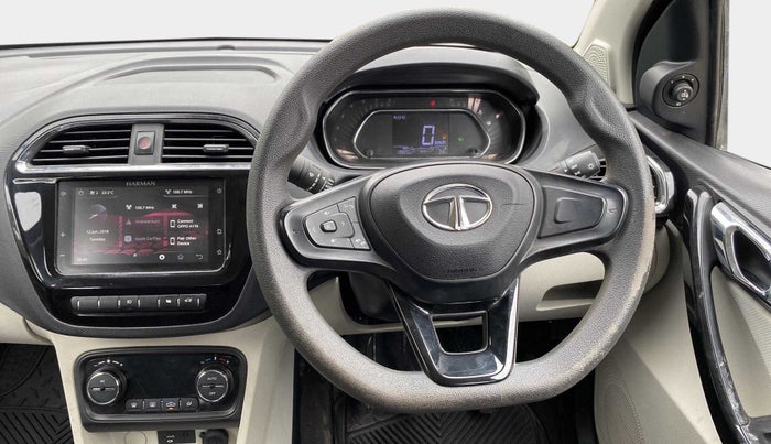 2022 Tata TIGOR XZ PLUS PETROL, Petrol, Manual, 13,888 km, Steering Wheel Close Up