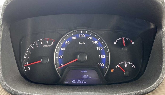 2014 Hyundai Xcent S 1.2, Petrol, Manual, 80,030 km, Odometer Image