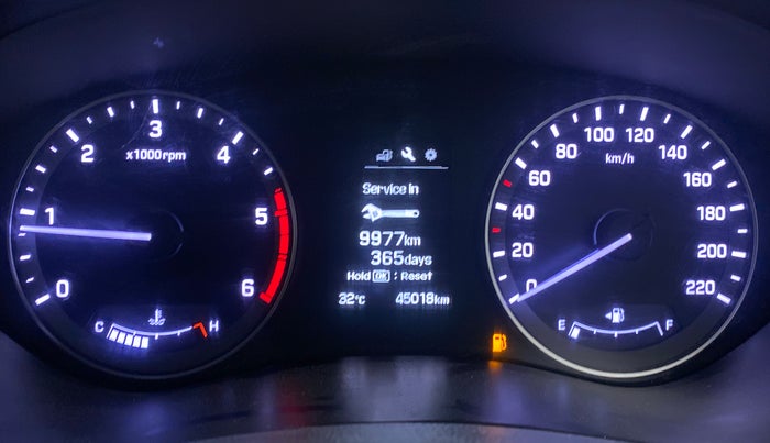 2017 Hyundai Elite i20 1.4 CRDI ASTA (O), Diesel, Manual, 45,545 km, Odometer Image