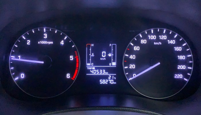 2015 Hyundai Creta 1.6 SX CRDI, Diesel, Manual, 58,313 km, Odometer Image