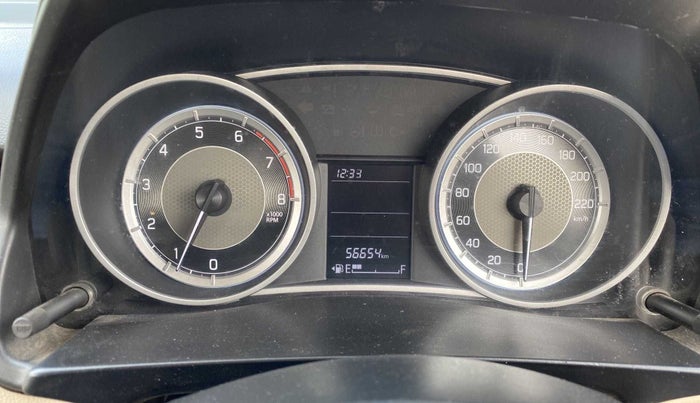 2018 Maruti Dzire VXI, Petrol, Manual, 56,645 km, Odometer Image