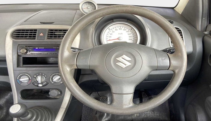 2012 Maruti Ritz VXI, Petrol, Manual, 89,681 km, Steering Wheel Close Up