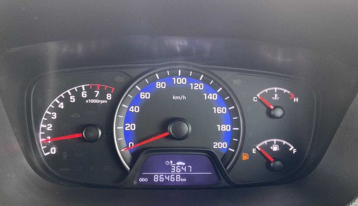 2018 Hyundai Xcent S 1.2, Petrol, Manual, 86,522 km, Odometer Image
