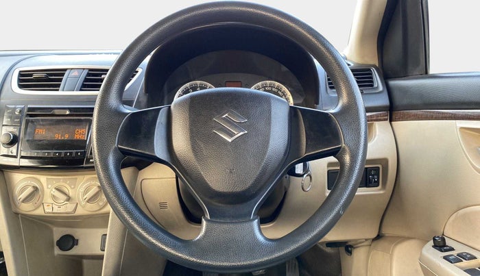 2015 Maruti Swift Dzire VXI, Petrol, Manual, 29,686 km, Steering Wheel Close Up