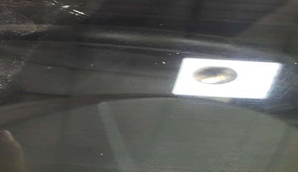 2017 Datsun Go Plus T, Petrol, Manual, 72,852 km, Front windshield - Minor spot on windshield