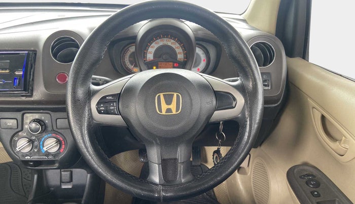2013 Honda Brio S MT, Petrol, Manual, 87,728 km, Steering Wheel Close Up