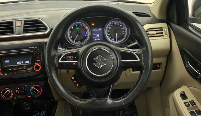 2018 Maruti Dzire VXI AMT, Petrol, Automatic, 36,491 km, Steering Wheel Close Up