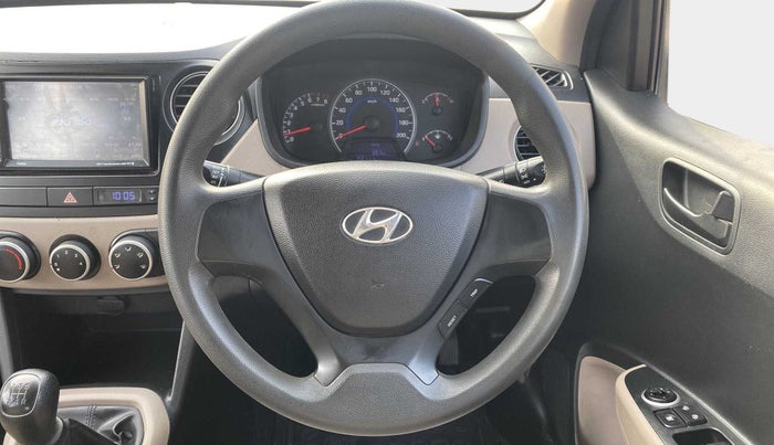 2015 Hyundai Grand i10 MAGNA 1.2 KAPPA VTVT, Petrol, Manual, 22,166 km, Steering Wheel Close Up