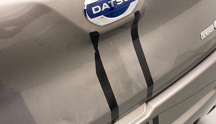 2018 Datsun Redi Go S 1.0 AMT, Petrol, Automatic, 28,115 km, Dicky (Boot door) - Graphic sticker