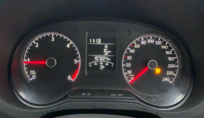 2016 Volkswagen Ameo HIGHLINE1.5L, Diesel, Manual, 1,07,223 km, Odometer Image