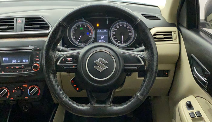 2017 Maruti Dzire VXI AMT, Petrol, Automatic, 86,474 km, Steering Wheel Close Up