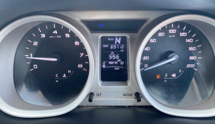 2017 Tata Tiago XZA PETROL, Petrol, Automatic, 69,732 km, Odometer Image