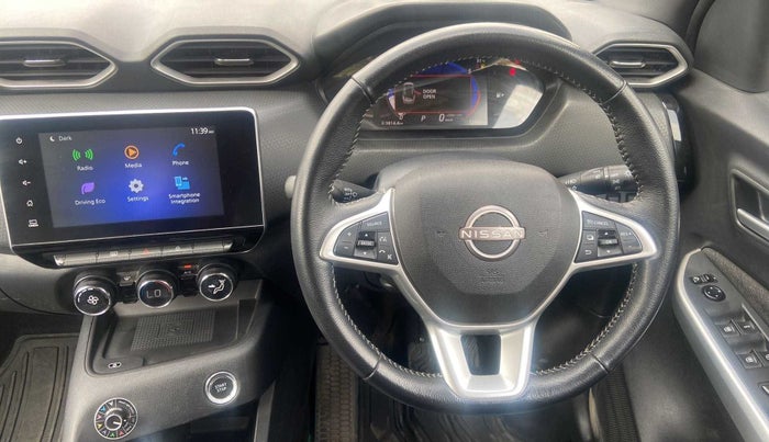 2022 Nissan MAGNITE XV PREMIUM TURBO CVT, Petrol, Automatic, 12,810 km, Steering Wheel Close Up