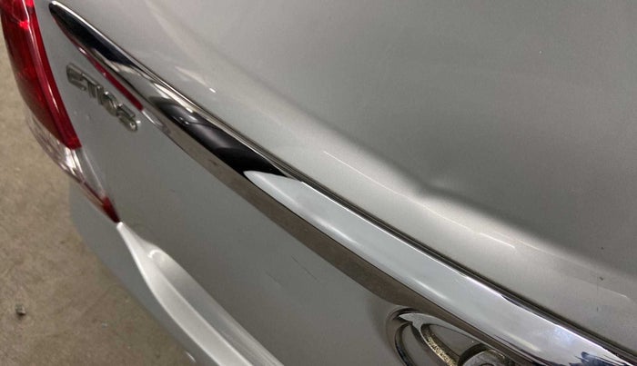 2016 Toyota Etios VX, Petrol, Manual, 63,228 km, Dicky (Boot door) - Minor scratches